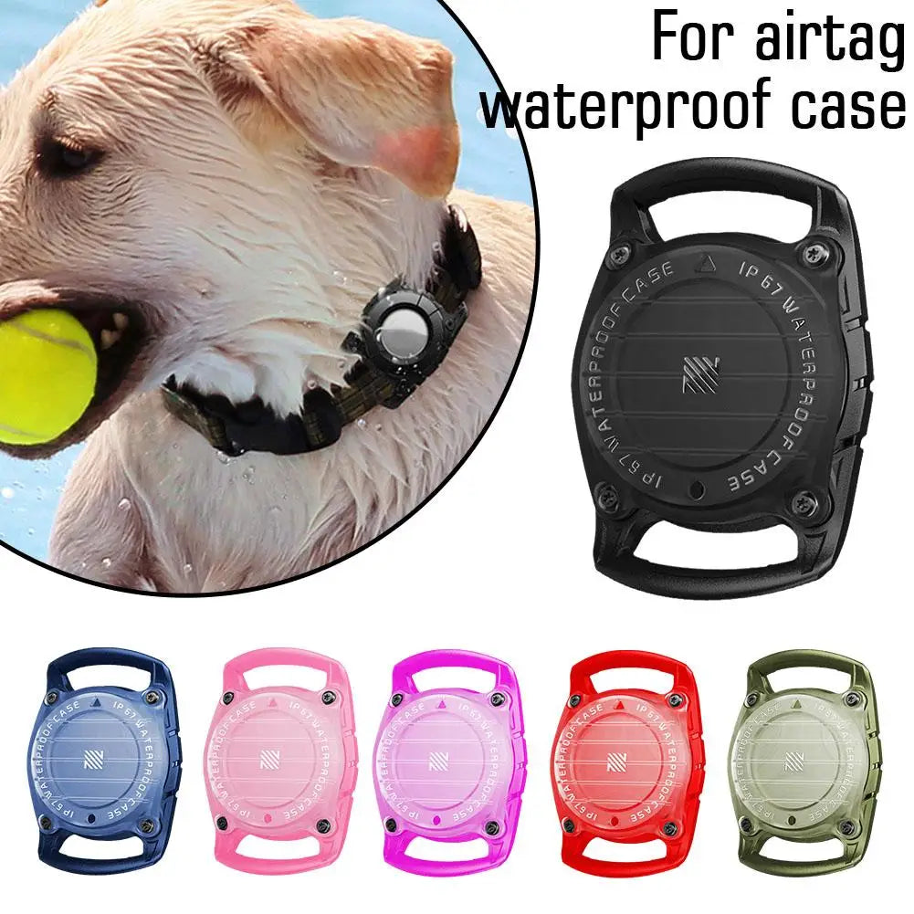 Dog Collar Clip-On AirTag Holder